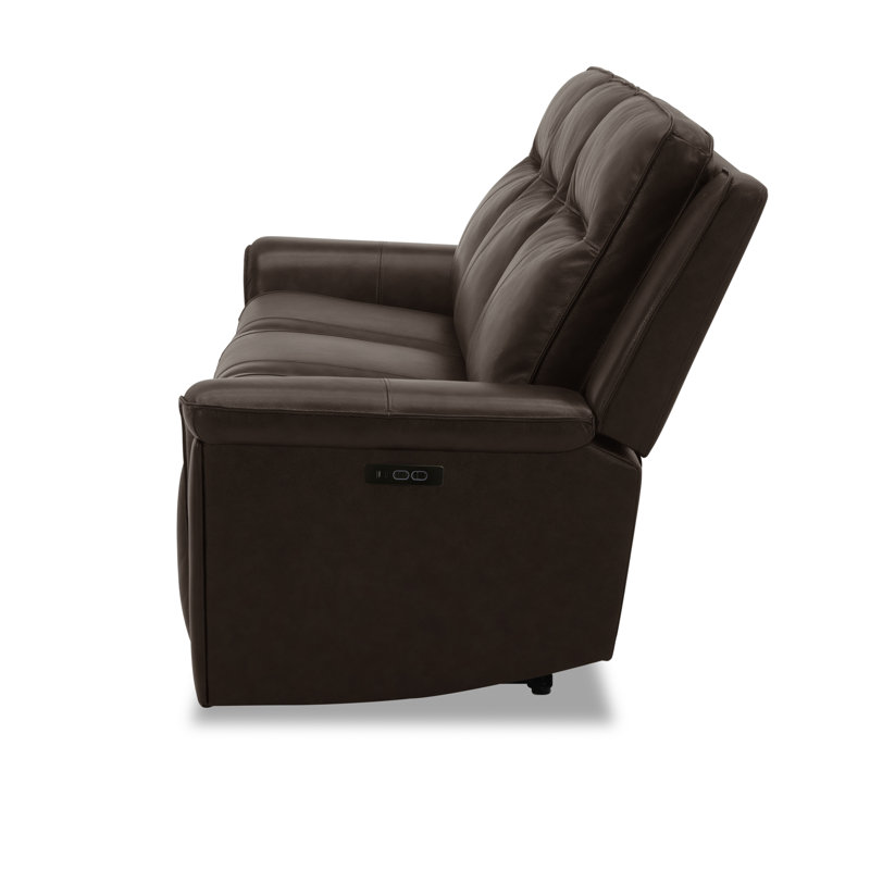 Murraylee Power Sofa w/ USB Charging Ports - Cognac Leather