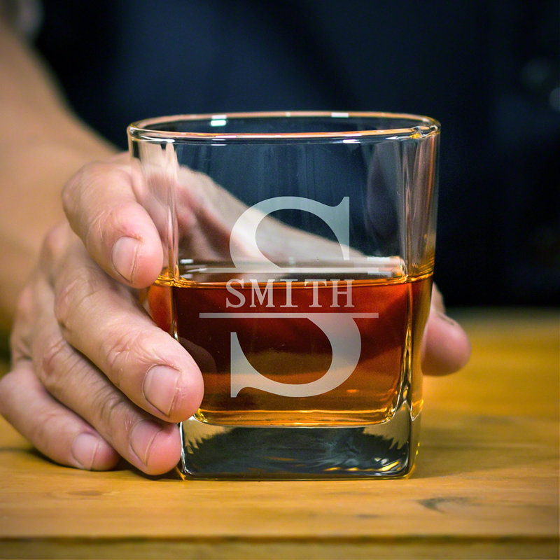 Custom Engraved Whiskey Glasses, Yes