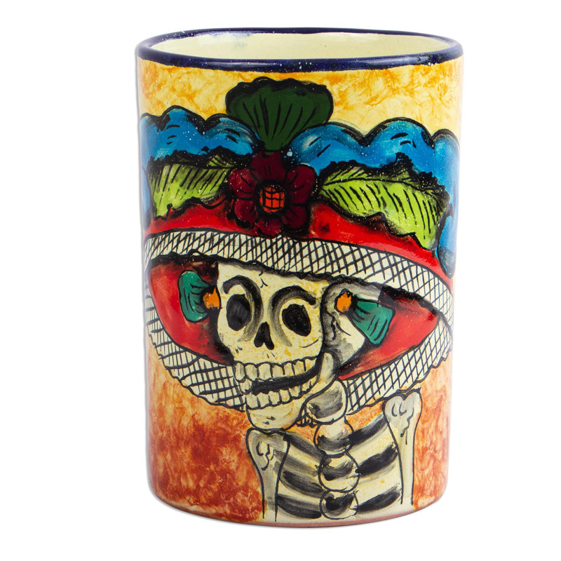 Vase en céramique Bungalow Rose Brilliant Catrina