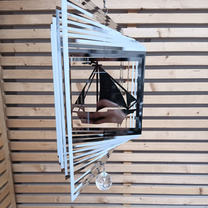 Cuadrado Stainless Steel Suncatcher