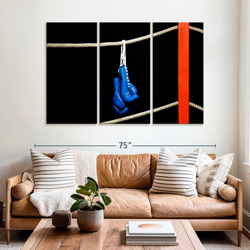 Boxing Gloves, 32" H x 50" W