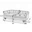 Lit tapissier pour animal de compagnie en velours-590217090