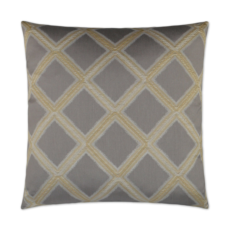 Hekla Square Pillow Cover & Insert, Patina, 22"H x 22"W