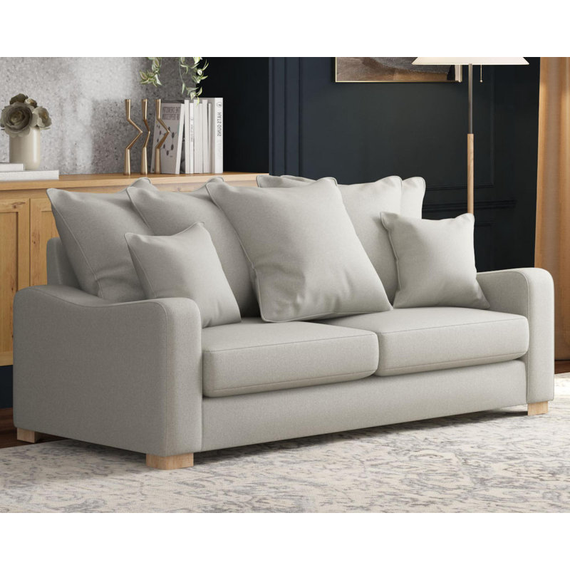 Theadford Three Seater, Scatter Back, Steel