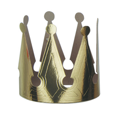 Gold Foil King's Crown - 6Â½" - Pack of 72
