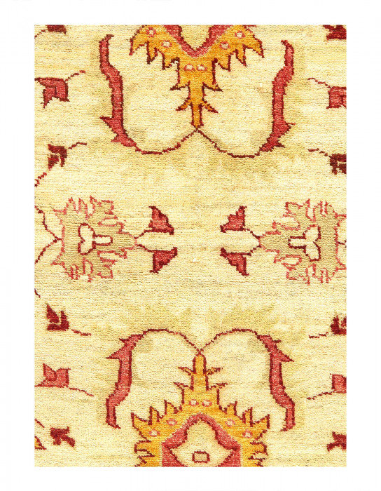 Tapis rectangulaire en laine d'agneau grand unique 4 pi x 2 pi Doli Doli