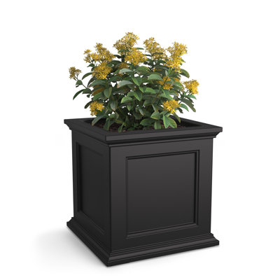 Anastasiya 20'' W Weather Resistant Resin Pot Planter