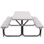 Table de pique-nique rectangulaire pour 6 personnes de 54 po Kutlay-36467035