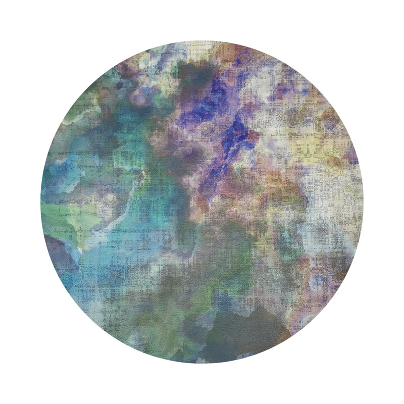 Impressionism Richesse Pebbles 16" Vinyl Placemat, Coast