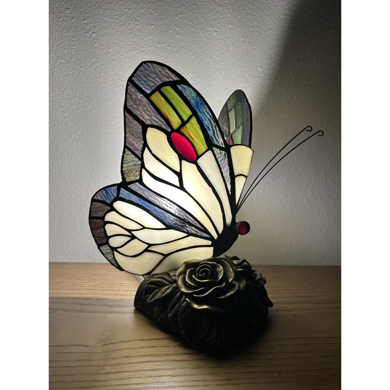 Mini lampe de table Tiffany Butterfly