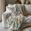 Zesty Citrus Splash - couverture sherpa de qualité supérieure 1 pièce - reproduction d'art luxueuse-97548420