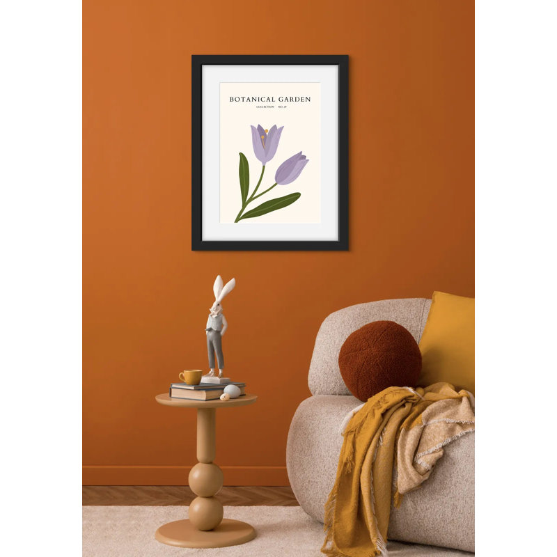Forget-Me-Not Whispers – Flower Print, 42 cm H x 30 cm W