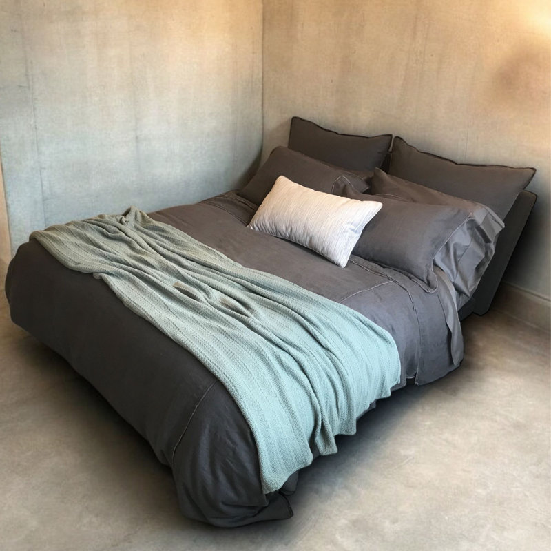 Blanket, Blue Vintage Look, King