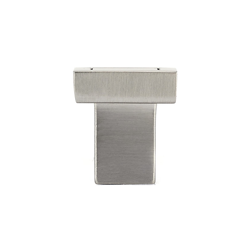 Poignée carrée de longueur 15/16 po Expression, Nickel brossé, l 0,9 po