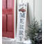 Double Sided Holiday Greeting Standing 48 x 11.5 in. Door Mural