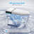 YULIKA 1.31 Gallons GPF Elongated Chair Height Smart Toilet (Seat Included)
