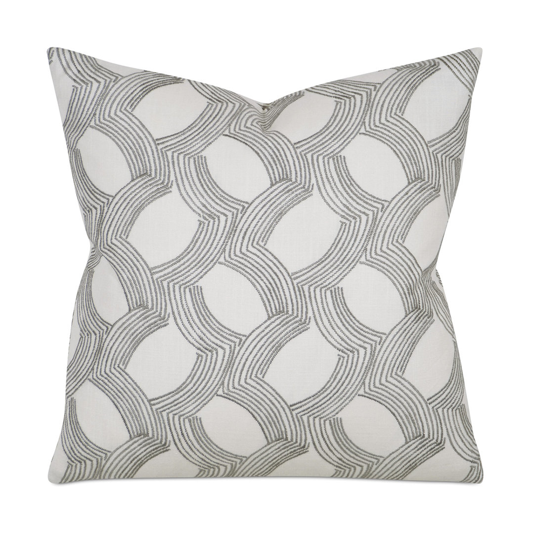 Gentry Embroidered Throw Pillow Cover & Insert Eastern Accents