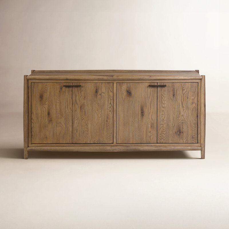 Glenview 4 Door Sideboard-Weathered Oak