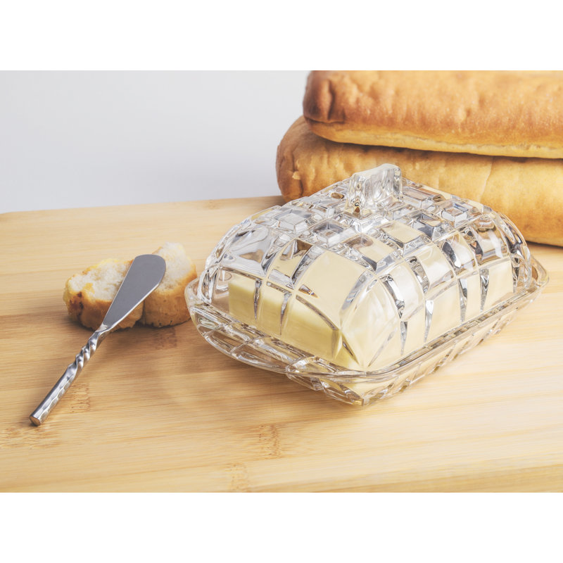 Rosdorf Park Asmar Lead Crystal Butter Dish