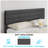 Bed Frame With Boucle Upholstered Headboard, Platform Bed-1607906994