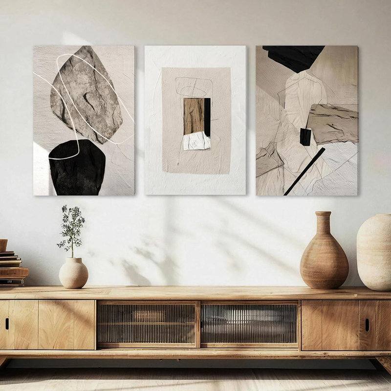 3 Piece Wrapped Canvas Wall Art