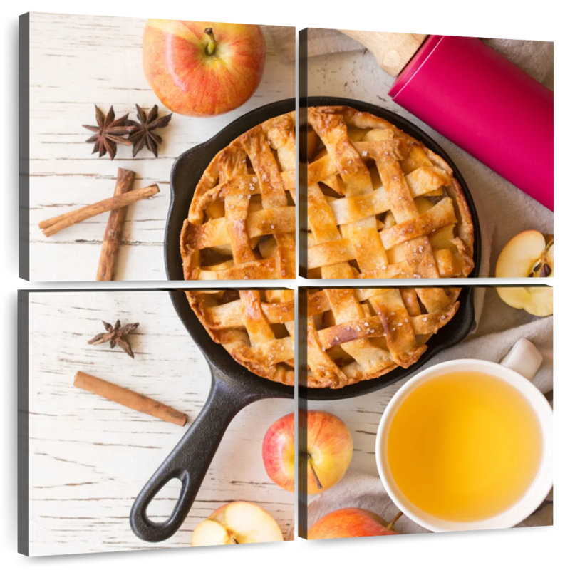Apple Pie, 74" H x 74" W