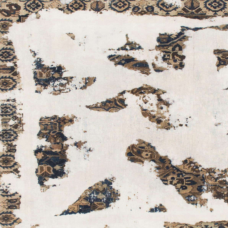 Tapis abstrait moderne 1172, Carré 7 pi