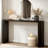 Simple Console Table With Semi-cylindrical Leg Design-387453024