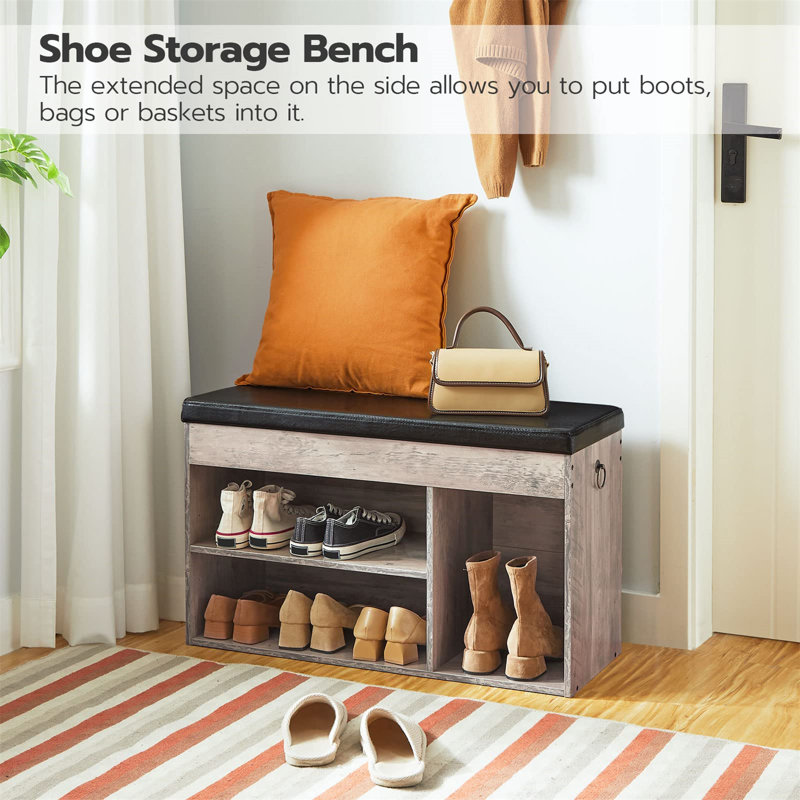 5 Pair Shoe Storage Bench