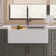 Deervalley 30" L X 20" W Single Basin Workstation Farmhouse Kitchen Sink With Sink Grid, Cutting Board And Dish-Drying Rack