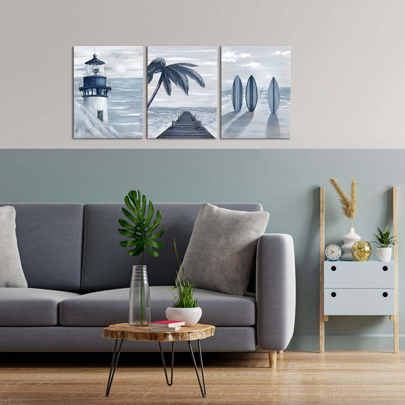 3 Piece Wrapped Canvas Wall Art