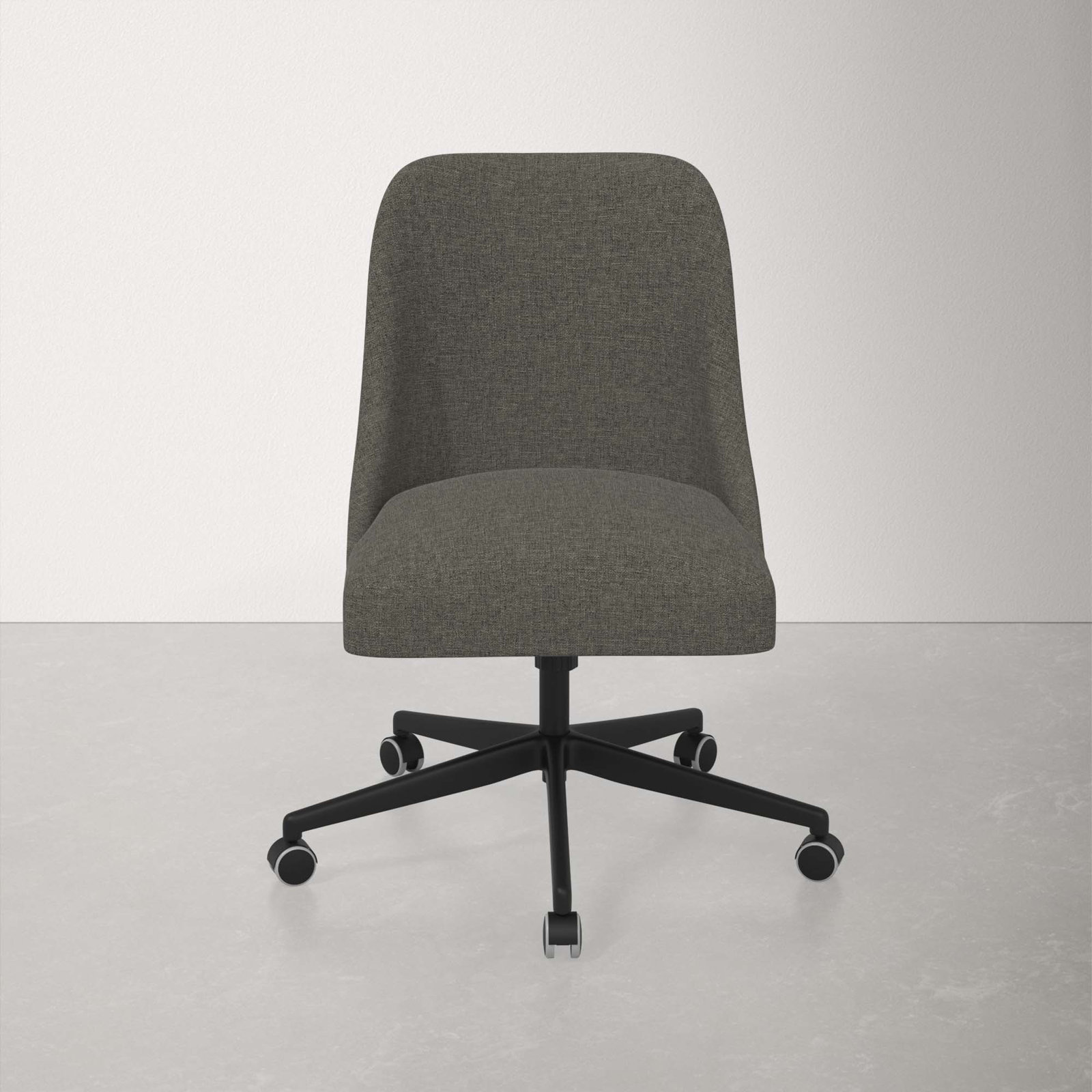 Acosta Task Chair, Zuma Charcoal Textured Linen