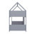 Twin Over Twin Cabin-Style Floor Bunk Bed Equipped With Head And Foot-42828257