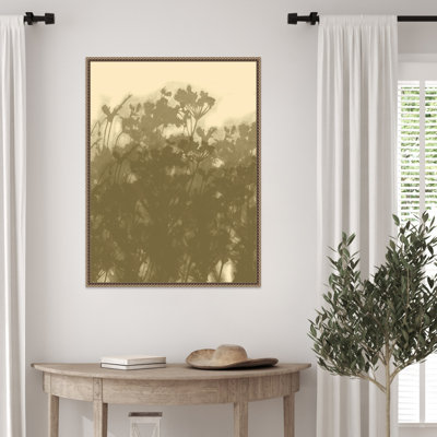 Misty Meadow. "Abstract Botanical Art No. 2" par Dina Dankers, reproduction d'art sur toile encadrée