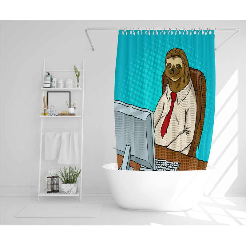 Eljona Polyester Shower Curtain
