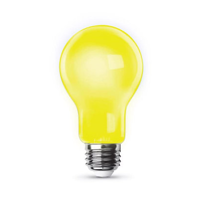 Ampoule à DEL Feit A19 E26 (moyenne) jaune, 60 watts, équivalente à 1 paquet