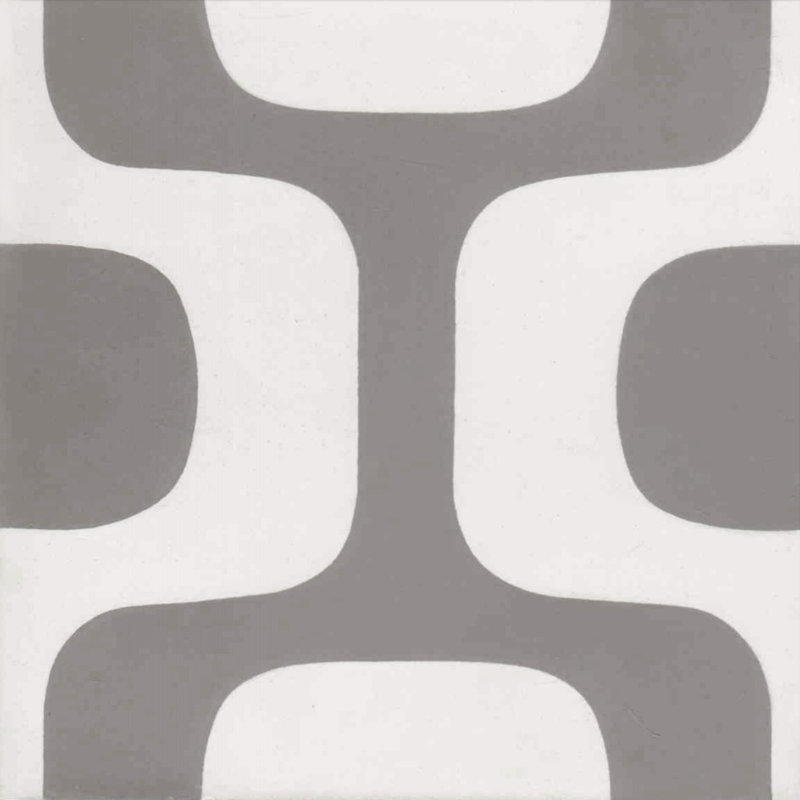 Carreau de mur et de sol à motif ciment / béton 8 po x 8 po Ipanema, Silva