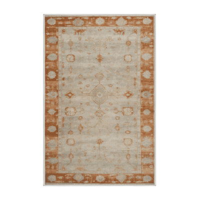 Machine Washable Overdyed Beige Area Rug