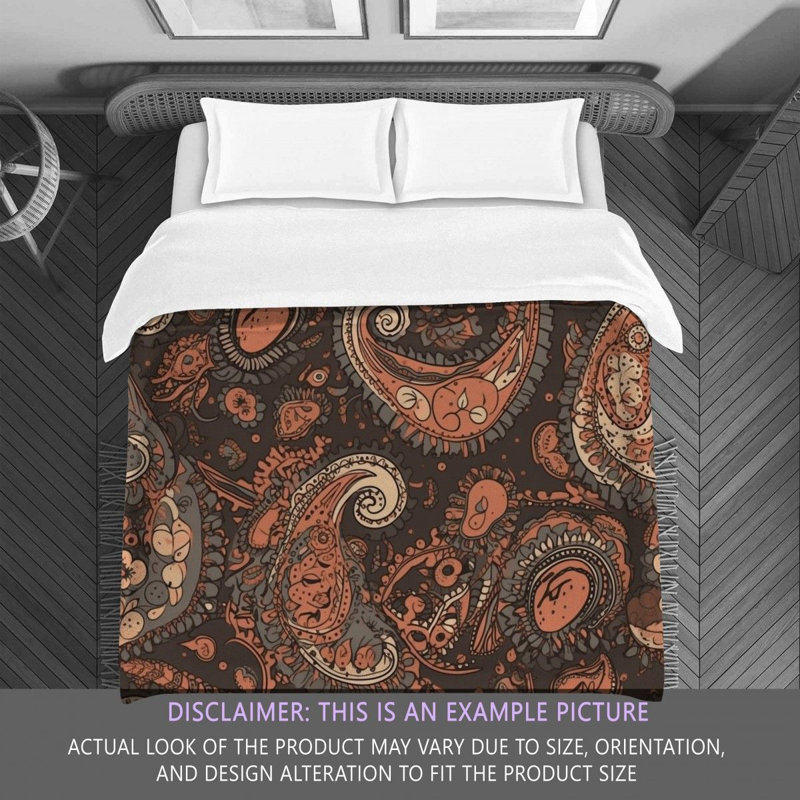 Paisley Bedding, Twin Extra Long Comforter