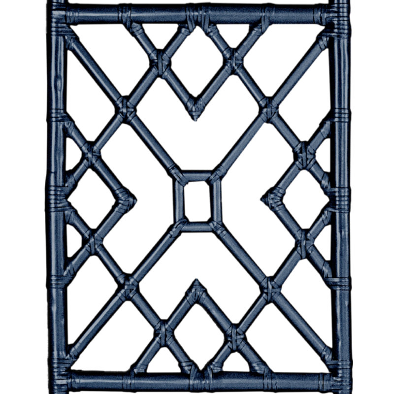 Camden Open-Frame Headboard, King, Navy