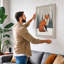 Winter Fox Mid-Century - Wrapped Canvas-615676295-615676344