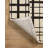 Chris Loves Julia x Loloi Polly Checkered Hand Tufted Jute/Sisal/Wool Black/Ivory Area Rug-63701946