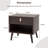 Nightstand Mid-Century End Table Compact Sofa Side Table With Drawer