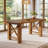 Solid Wood Dining Table for 4-6