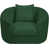 Tissu chenille vert
