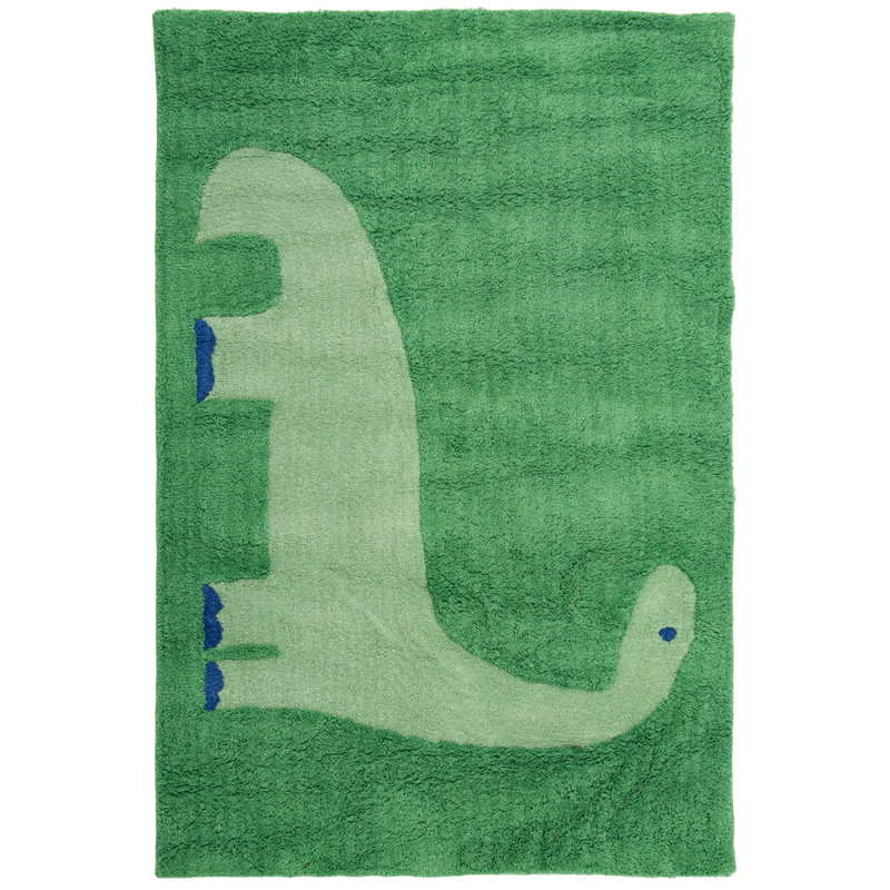 Bronto Hand-tufted Wool Rug, Rectangle 4' x 6'