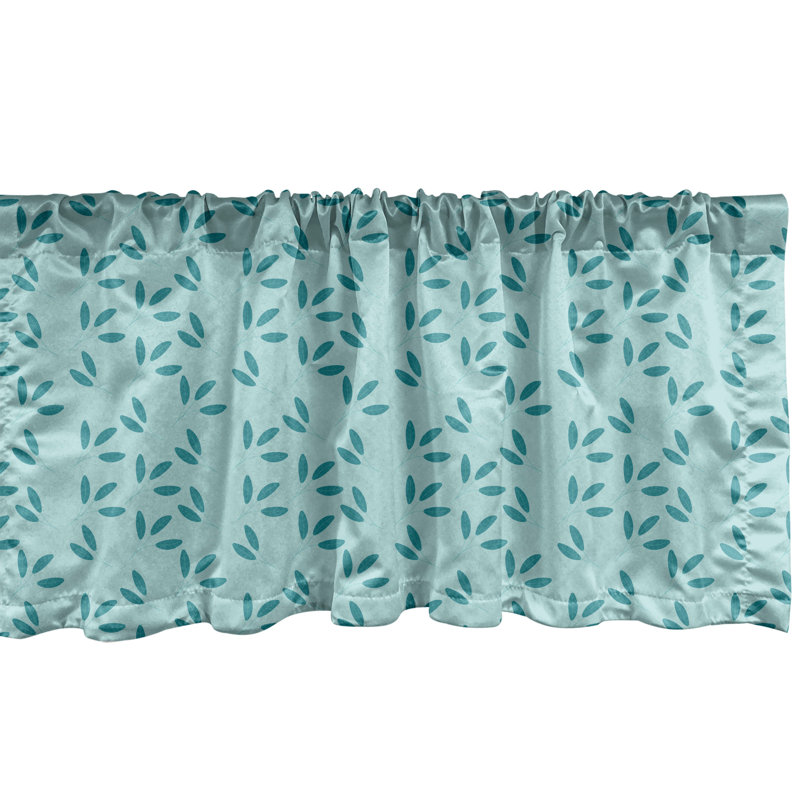 Multicolore paquet de 2 cantonnières et fleurs 54 po x 12 po Ambesonne