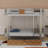 Twin XL Over Twin XL Metal Bunk Bed With Drawers-1838490513