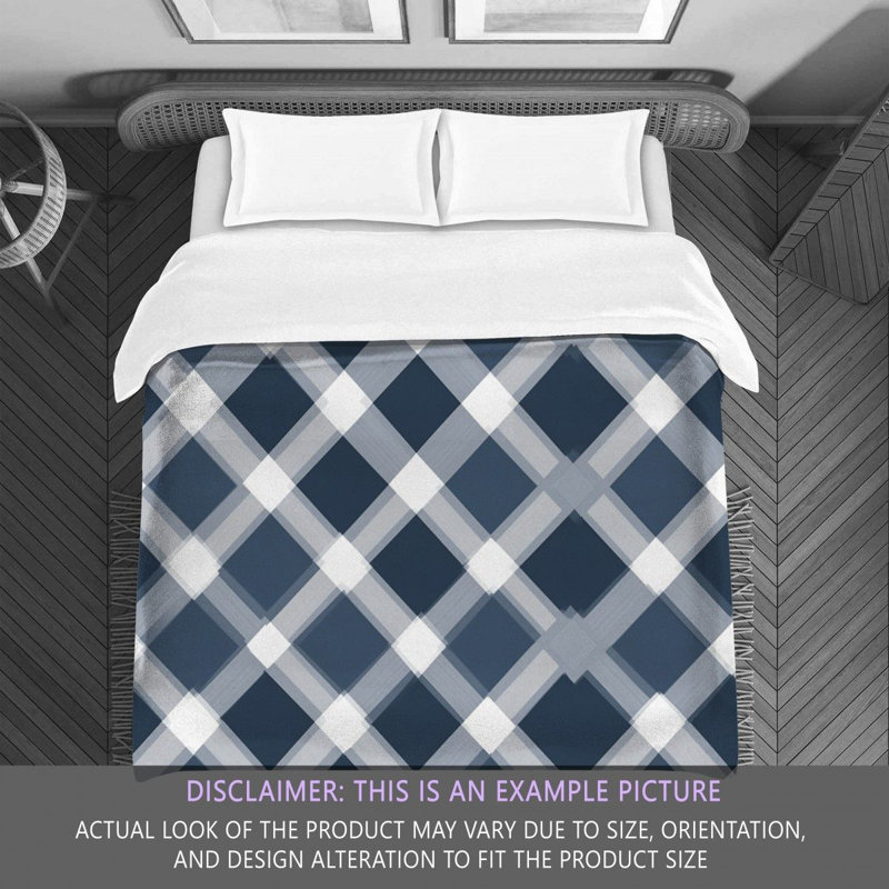 Checkered Comforter, King Comforter
