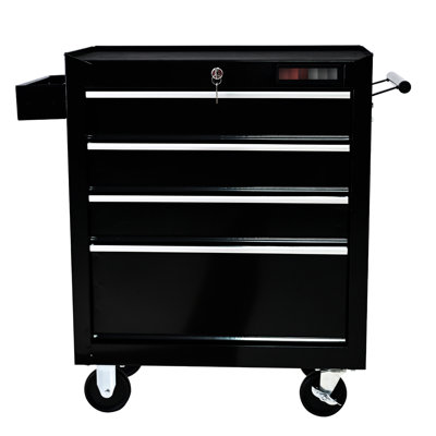 Coffre à outils robuste à 4 tiroirs avec serrure - Garage Garage
